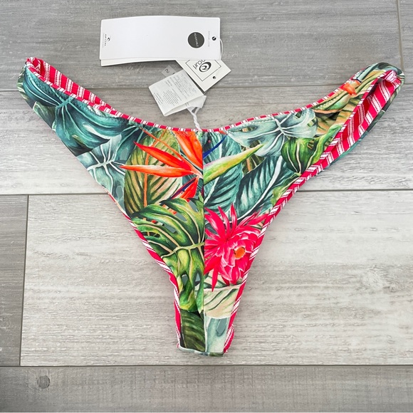 Rip Curl Palm Print Bikini Bottoms - Picture 3 of 6